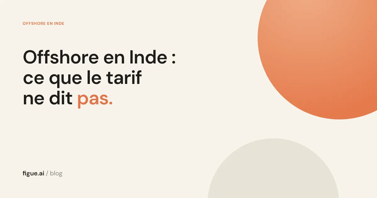 Couverture titrée Offshore en Inde, le vrai coût, sur fond sable avec un disque orange.